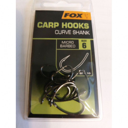 FOX CARP HOOKS CURVE SHANK,...