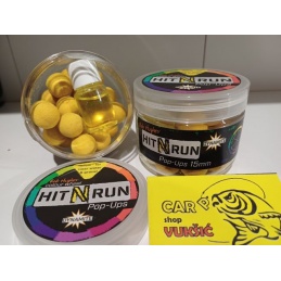 HIT N RUN POP-UP BOILIE, 15 MM, YELLOW