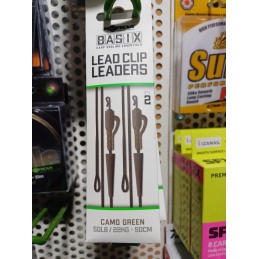 korda basix lead clip leaders kurv leadcore carp shop vuksic wide gape